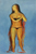 Žena v plavkách<br>olej/sololit, 55,5 x 84cm, 1989
